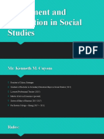 Assessment and Evaluation in Social Studies - SC1