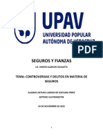 Controversias y Delitos en Materia de Seguros