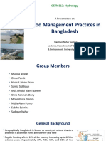 Flood Management Practices in Bangladesh by Group 2