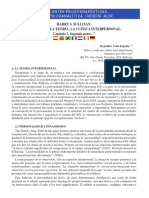 Harry S Sullivan La Persona La Teoria La Clinica Interpersonal Capitulo 3 Segunda Parte