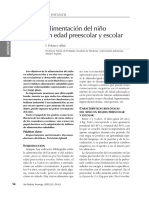 Alimentación Del Niño Prescolar y Escolar