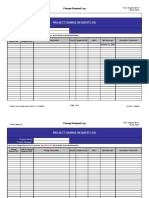 Change Request Log Template