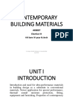 Contemporary Building Materials