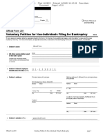 Voluntary Petition For Non-Individuals Filing For Bankruptcy