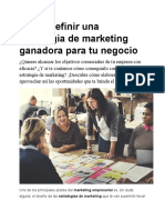 Estrategia de Marketing