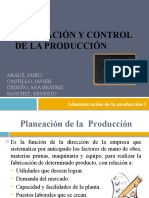 Admon. Produccion 1 - Charla