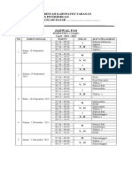 Jadwal PAS 2022