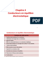 Chapitre 4 Conducteurs en Equilibre Elec