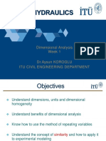 Week 1 Dimensional Analysis