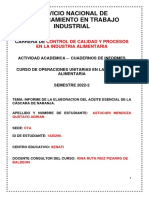 Elaboracion Del Aceite Esencial de La Cáscara de Naranja