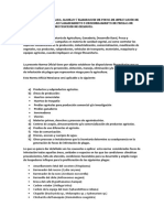 Norma Oficial Mexicana, Manejo y Eliminación de Focos de Infestación de Plagas, Mediante El Establecimiento o Reordenamiento de Fechas de Siembra, Cosecha y Destrucción de Residuos.