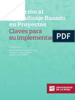 Iniciación Al Aprendizaje Basado en Proyectos: Claves para Su Implementación