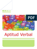 Aptitud Verbal - 3°