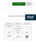 Planificacion de Auditorias Internas y Externas