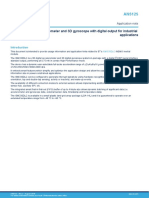 An5125 Ism330dlc 3d Accelerometer and 3d Gyroscope With Digital Output For Industrial Applications Stmicroelectronics