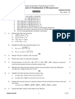 Digital Electronics & Fundamentals of Microprocessor: B.E. (Information Technology) Third Semester (C.B.S.)