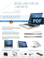 HP Probook x360 435 g8 Media Spec Sheet