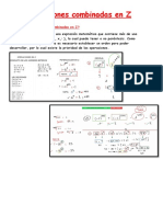 Operaciones Combinadas en Z