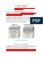 Resumo AVD - Protocolos de Redes A Camada de Transporte