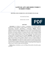 Artículo Laboratorio # 2 Determinación de Azúcares Reductores y No Reductores