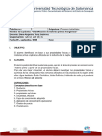 P. I. No3.1 - Punto de Fusión Identificación de Compuestos