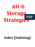 Unit-6 Storage Strategies