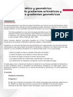 Gradientes Aritmético y Geométrico: Valor Presente de Gradientes Aritméticos y Valor Presente de Gradientes Geométricos