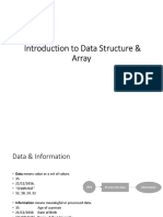 Introduction and Array