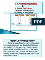 Paper Chromatography by GTK