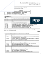 Topic Wise Test Investment Accounts