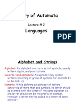 TOA - Lec2 Languages