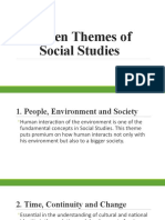 Seven Themes of Social Studies