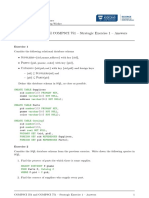 COMPSCI 351 and COMPSCI 751 - Strategic Exercise 1 - Answers