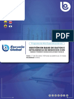 Brochure Gestion de Base de Datos e Inteligencia de Negocios Con Tableau Power Bi Google Data Estudio y Excel Bi