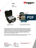 Winding Resistance Testing of Motors - Megger