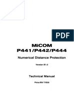 P441 Distance Relay Tech Manual