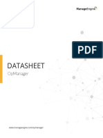 Opmanager Datasheet