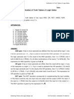 STLD Lab Experiments