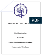 Portafolio de Evidencias