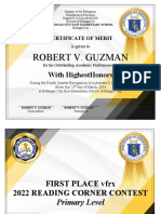 Award Certificates Templates by Sir Tristan Asisi