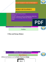 Lecture 7 Material and Energy Balance