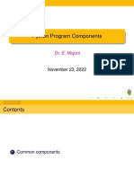 Topic 3 - Python Program Components