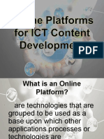 Lesson 7 Onlineplatformsforictcontentdevelopment