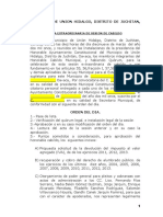 Formato Acta de Sesion de Cabildo para Solicitud de Dap e Iva