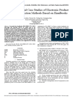 A Comparison and Case Studies of Electronic Product Reliability Prediction Methods Based On Handbooks