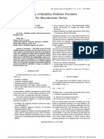 A Survey of Reliability-Prediction Procedures For Microelectronic Devices