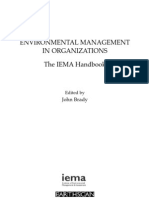 Brady J. - Environmental Management in Organizations. The IEMA Handbook (2005)