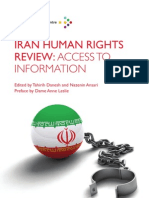 1369 - Iran Human Rights Review: Access To Information