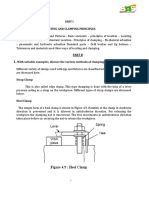 Unit I Locating and Clamping Principles