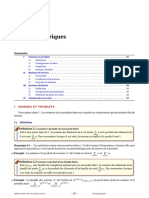 Calculs Algebriques Cours 1